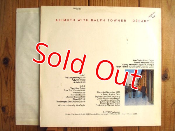 画像2: Azimuth with Ralph Towner / Depart (2)