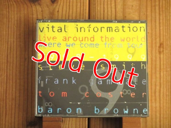 画像1: Vital Information (Steve Smith, Frank Gambale, Tom Coster, Baron Browne) / Live Around The World - Where We Come From Tour (1998-1999) (1)