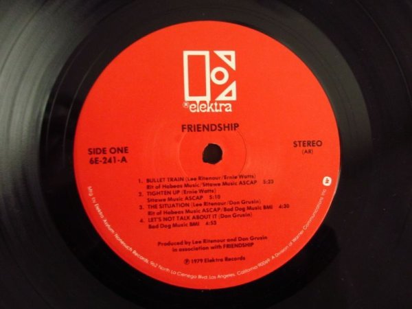 画像3: Friendship (Lee Ritenour, Don Grusin, Ernie Watts, etc) / Friendship (3)