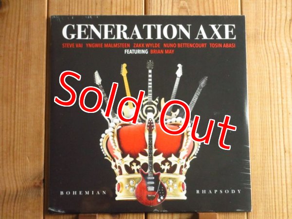画像1: スティーヴヴァイ、イングヴェイマルムスティーン、ヌーノベッテンコート、トシンアバシ、ザックワイルドという超絶ギタリスト集団による貴重10インチがアナログ盤で入荷！■Generation Axe (Steve Vai, Zakk Wylde, Nuno Bettencourt, Tosin Abasi, Yngwie Malmsteen) / Bohemian Rhapsody (1)