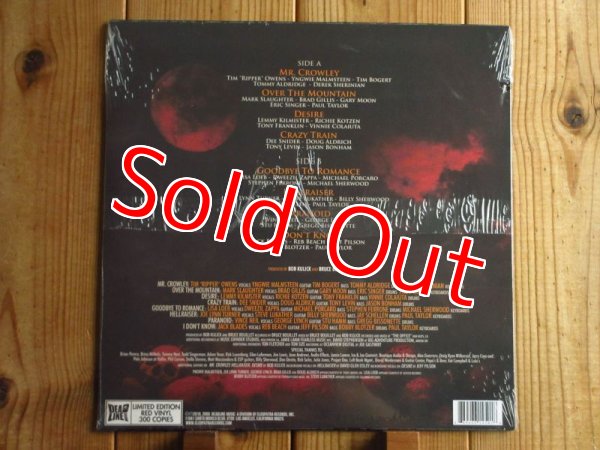 画像2: 限定300枚REDヴァイナル！オジーオズボーンのトリビュート作品！■V.A. (Yngwie Malmsteen, Richie Kotzen, Steve Lukather, George Lynch, Brad Gillis, Dweezil Zappa, etc.) / Bat Head Soup - A Tribute To Ozzy (2)