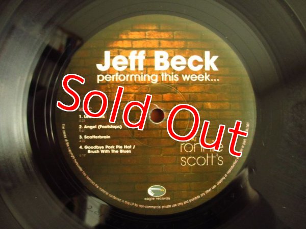 画像5: Jeff Beck / Performing This Week...Live At Ronnie Scott's (5)