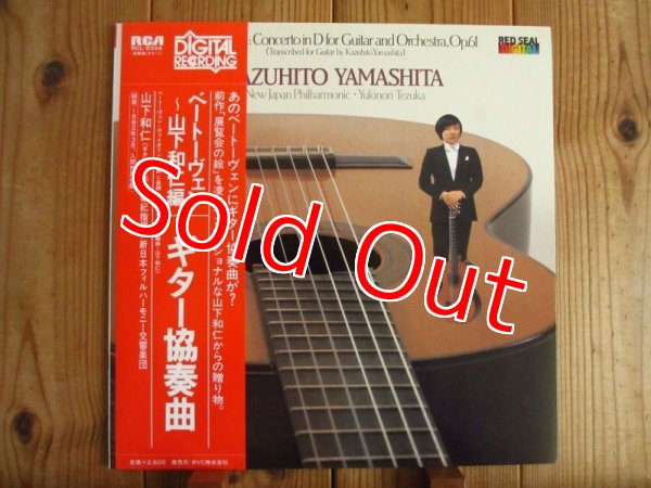 ベートーヴェン:ギター協奏曲 山下和仁 LPレコード