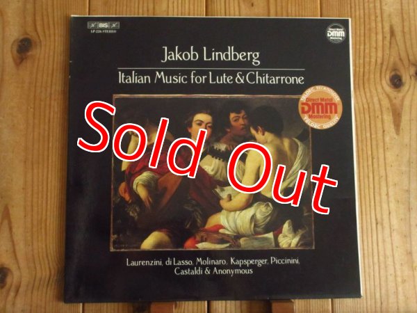 画像1: Jakob Lindberg / Italian Music For Lute & Chitarrone (1)