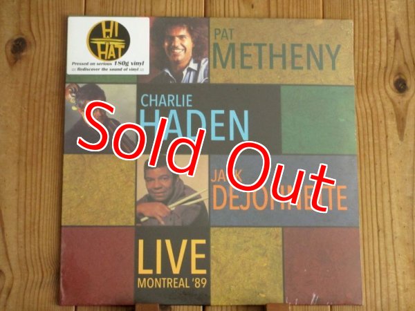 画像1: パットメセニー最強トリオのアナログ盤入荷！■Pat Metheny & Charlie Haden & Jack DeJohnette / Live Montreal '89 (1)
