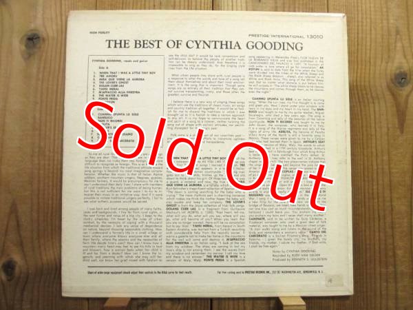 画像2: Cynthia Gooding / The Best Of Cynthia Gooding (2)