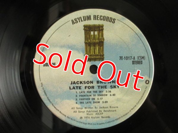 画像3: Jackson Browne / Late For The Sky (3)