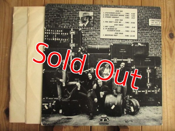 画像3: Allman Brothers Band / The Allman Brothers Band At Fillmore East (3)
