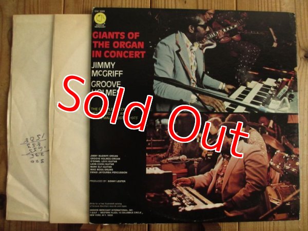 画像3: Jimmy McGriff & Groove Holmes / Giants Of The Organ In Concert (3)