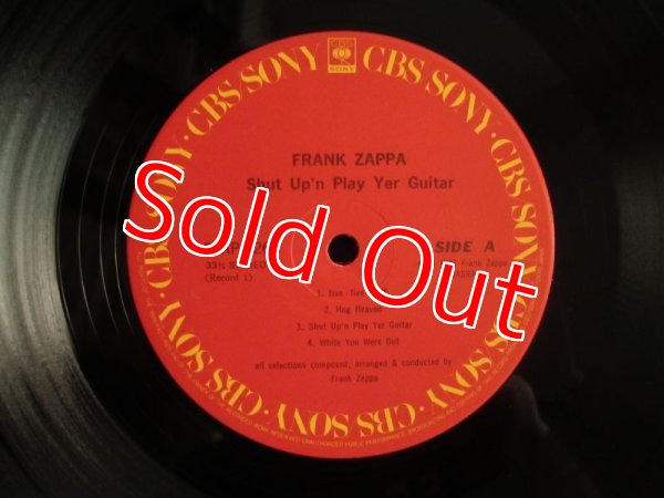 画像3: Frank Zappa / ザ・ギタリスト・パ = Shut Up 'N Play Yer Guitar (3)
