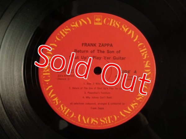 画像4: Frank Zappa / ザ・ギタリスト・パ = Shut Up 'N Play Yer Guitar (4)