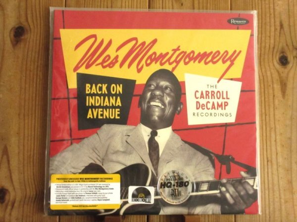 画像1: 世界3000枚限定プレス！メジャーデビュー直前のウェスモンゴメリー未発表音源集がアナログ盤で入荷！■Wes Montgomery / Back On Indiana Avenue (The Carroll DeCamp Recordings) (1)