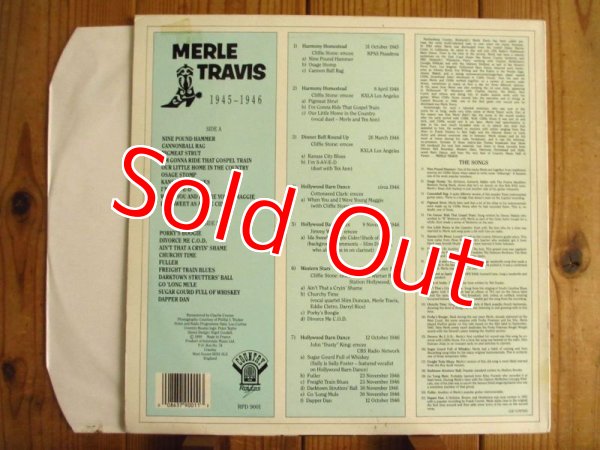 画像2: Merle Travis / The Radio Shows 1945-1946 (2)