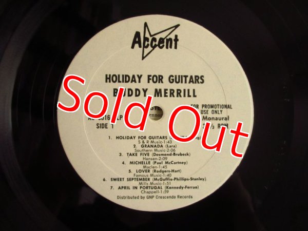 画像3: Buddy Merrill / Holiday For Guitars (3)
