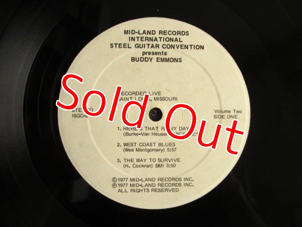 画像4: 2枚セット！（2枚共プロモ）■Buddy Emmons / International Steel Guitar Convention - Volume 1 & 2 (4)