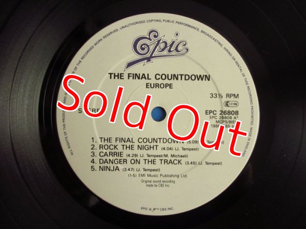 画像3: Europe / The Final Countdown (3)