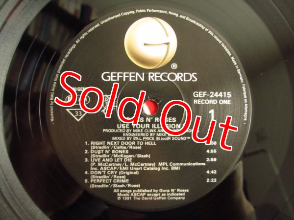 画像4: EUオリジナル 4枚セット！■Guns N' Roses / Use Your Illusion I & II (4)