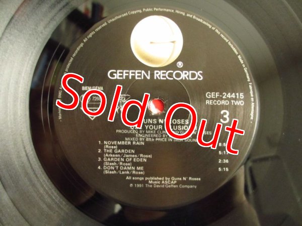 画像5: EUオリジナル 4枚セット！■Guns N' Roses / Use Your Illusion I & II (5)