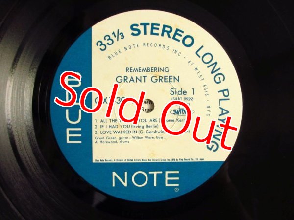 画像3: Grant Green / Remembering (3)