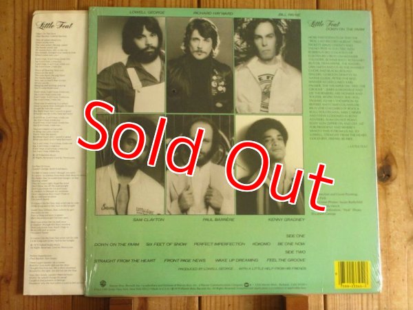 画像2: Little Feat / Down On The Farm (2)