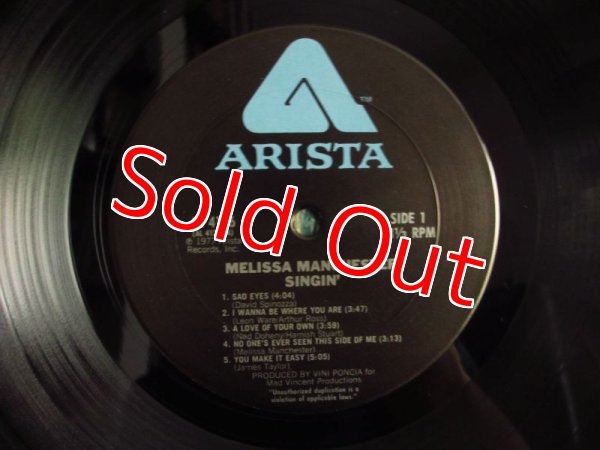 画像3: Melissa Manchester / Singin' (3)