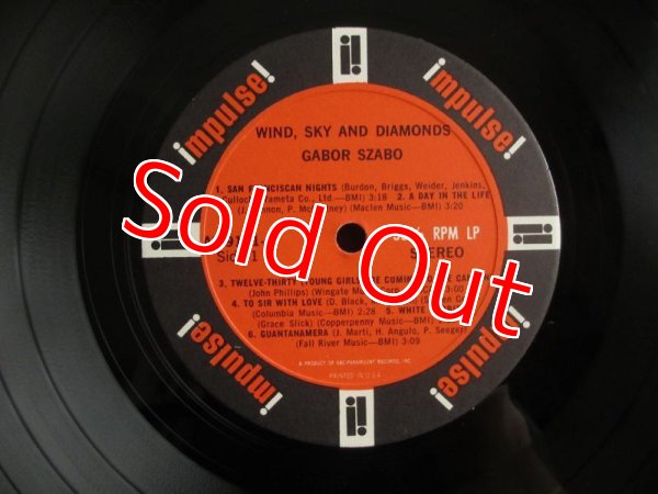 画像4: Gabor Szabo & California Dreamers /  Wind, Sky And Diamonds (4)