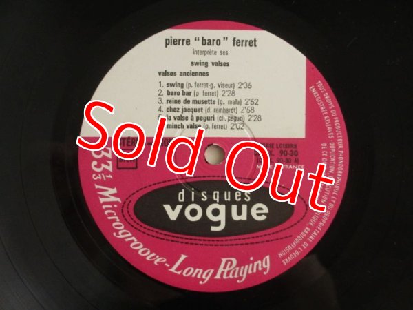 画像3: Pierre "Baro" Ferret / Swing Valses D'Hier Et D'aujourd'hui (3)