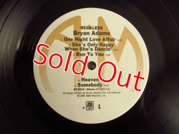 画像3: Bryan Adams / Reckless  (3)