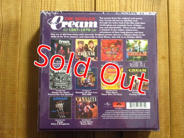 画像3: 初回生産限定10枚組リマスターEPボックス！■CREAM クリーム / THE SINGLES 1967 - 1970 (7" SINGLES BOX SET)  (3)