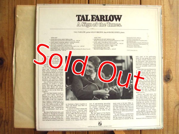 画像2: Tal Farlow / A Sign Of The Times (2)