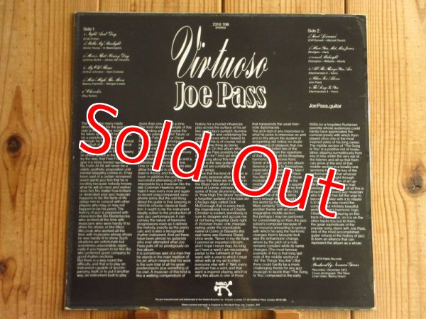 画像2: Joe Pass / Virtuoso (2)