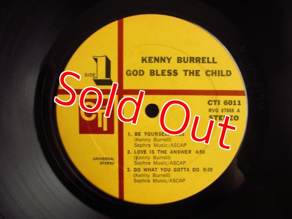 画像4: Kenny Burrell / God Bless The Child (4)