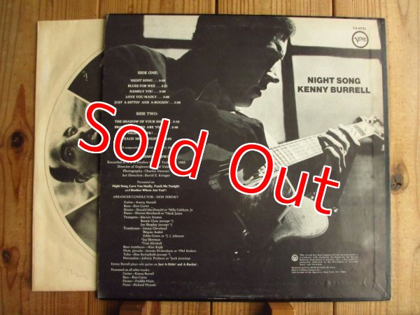 画像2: Kenny Burrell / Night Song (2)