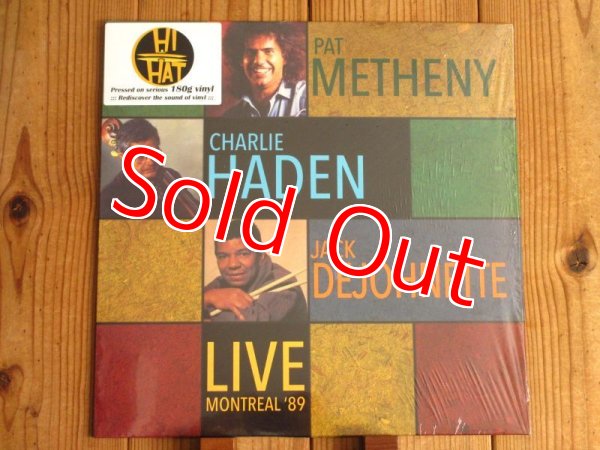 画像1: Pat Metheny & Charlie Haden & Jack DeJohnette / Live Montreal '89 (1)