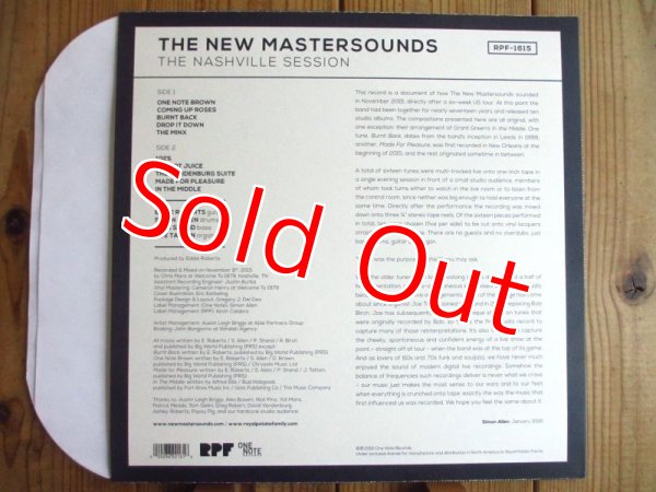 画像2: The New Mastersounds / The Nashville Session (2)