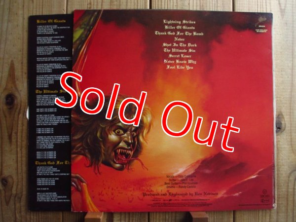 画像2: Ozzy Osbourne / The Ultimate Sin (2)