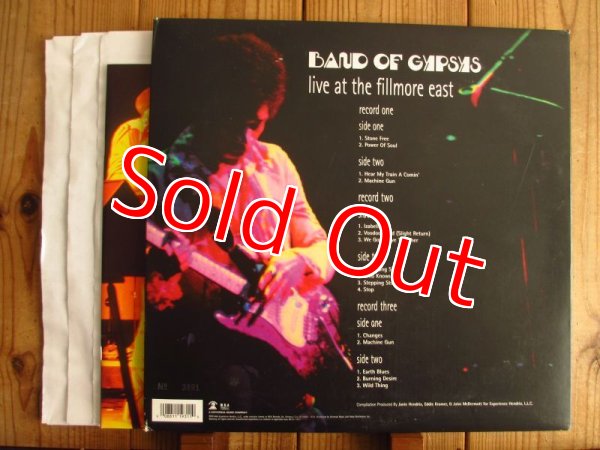画像3: 3枚組 ■Jimi Hendrix (Band Of Gypsys) / Live At The Fillmore East (3)