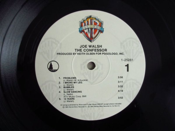 画像3: Joe Walsh / The Confessor (3)
