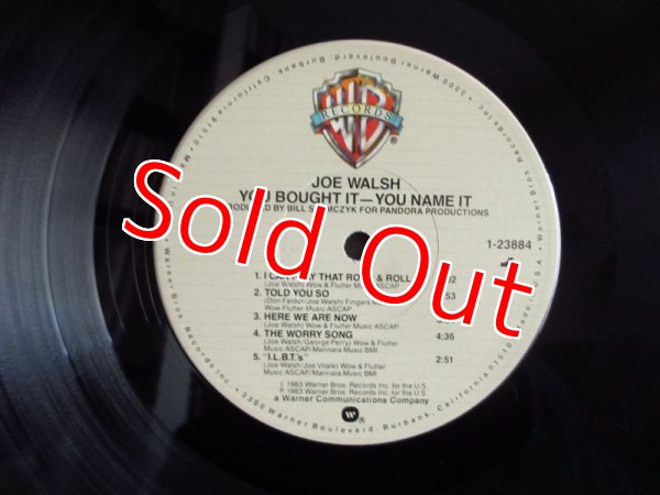 画像3: Joe Walsh / You Bought It - You Name It (3)