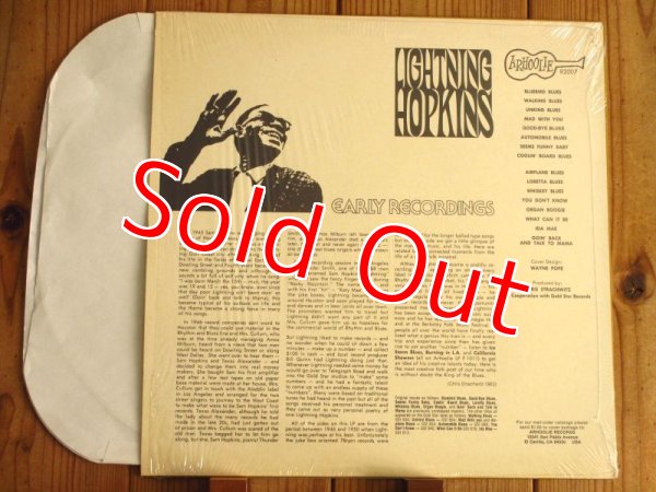 画像2: Lightning Hopkins / Early Recordings (2)