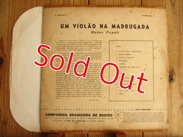画像2: Baden Powell / Um Violao Na Madrugada (2)