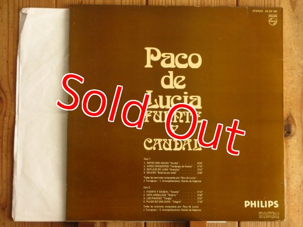 画像2: Paco De Lucia / Fuente Y Caudal (2)