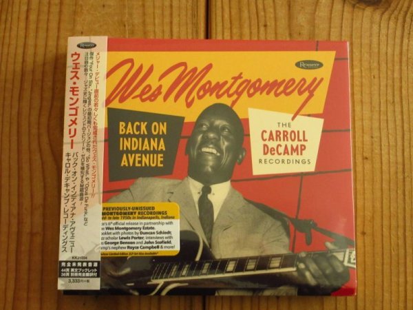 画像1: メジャーデビュー直前のウェスモンゴメリー未発表音源集！■Wes Montgomery / Back On Indiana Avenue (The Carroll DeCamp Recordings) (1)