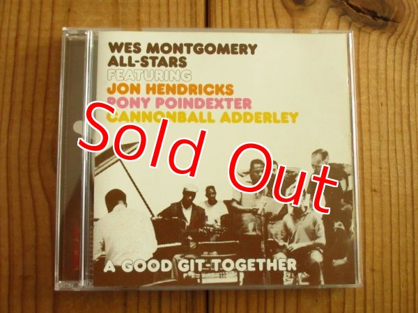 画像1: Wes Montgomery All-Stars Featuring Jon Hendricks, Pony Poindexter, Cannonball Adderley / A Good Git-Together (1)