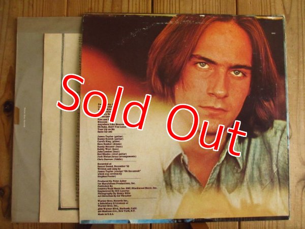 画像2: James Taylor / Sweet Baby James (2)