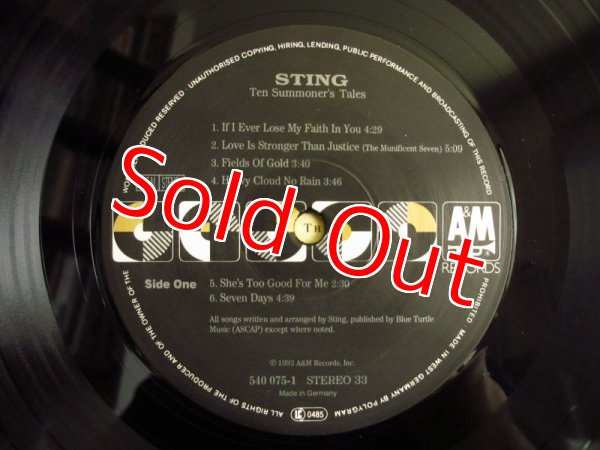 画像3: Sting / Ten Summoner's Tales (3)