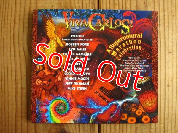 画像1: V.A. (Robben Ford, Pat Martino, Eric Johnson, Albert Lee, Frank Gambale, Eric Gales, etc.) / Viva Carlos! A Supernatural Marathon Celebration (1)