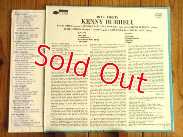 画像2: Kenny Burrell / Blue Lights, Volume 1 (2)