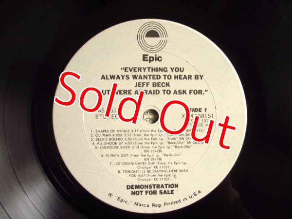 画像3: Jeff Beck / Everything You Always Wanted To Hear By Jeff Beck But Were Afraid To Ask For (3)