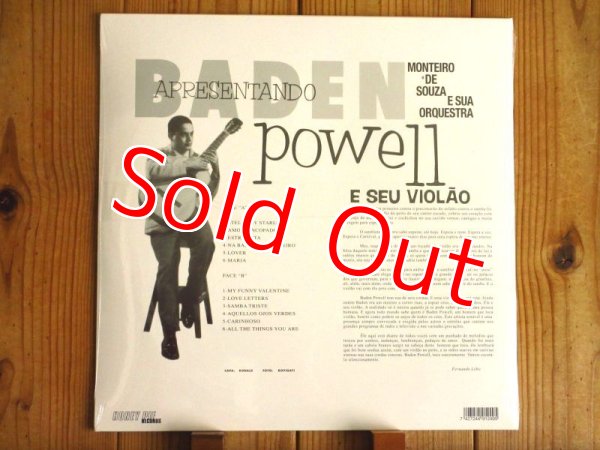 画像2: オリジナルは最難関！バーデンパウエルの記念すべき1stデビューアルバムがオリジナルフォーマットで、初アナログ化！■Baden Powell / Apresentando Baden Powell E Seu Violao (2)